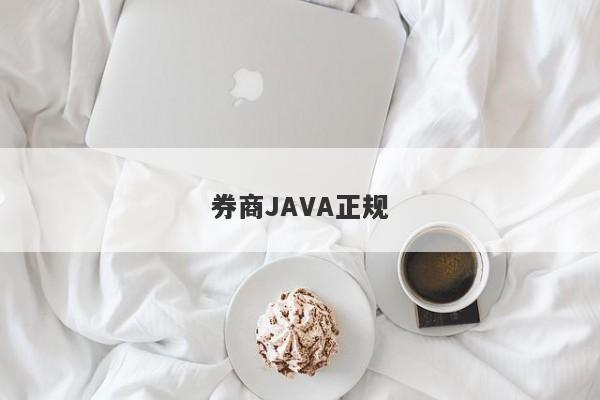 券商JAVA正规