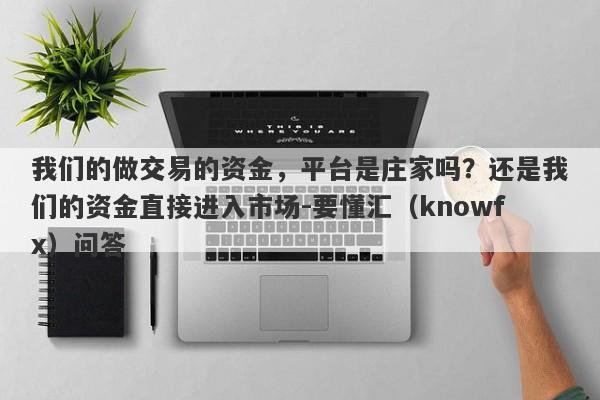 我们的做交易的资金，平台是庄家吗？还是我们的资金直接进入市场-要懂汇（knowfx）问答