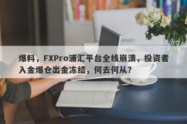 爆料，FXPro浦汇平台全线崩溃，投资者入金爆仓出金冻结，何去何从？