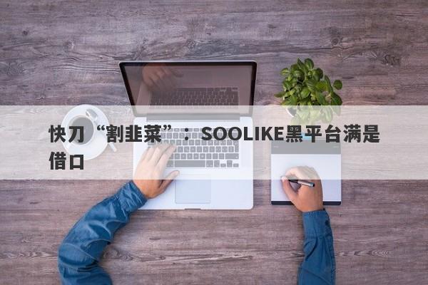 快刀“割韭菜”：SOOLIKE黑平台满是借口