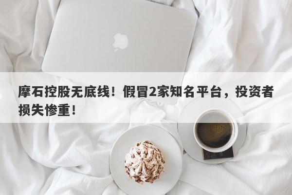 摩石控股无底线！假冒2家知名平台，投资者损失惨重！