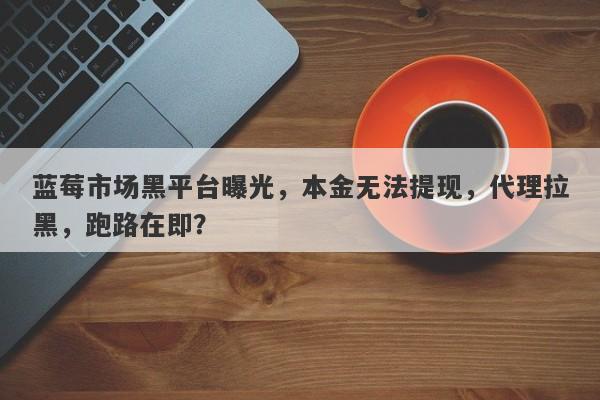 蓝莓市场黑平台曝光，本金无法提现，代理拉黑，跑路在即？