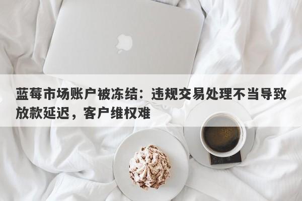 蓝莓市场账户被冻结：违规交易处理不当导致放款延迟，客户维权难