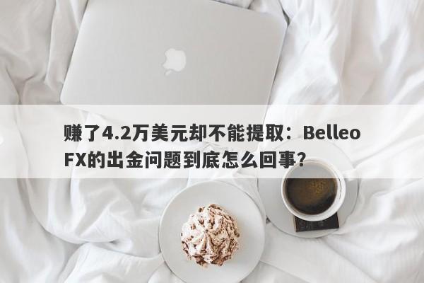 赚了4.2万美元却不能提取：BelleoFX的出金问题到底怎么回事？