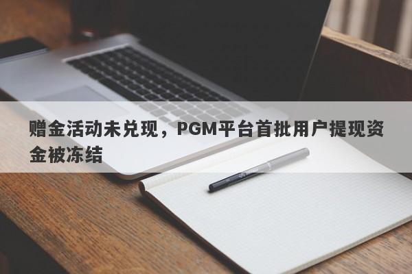 赠金活动未兑现，PGM平台首批用户提现资金被冻结