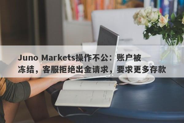 Juno Markets操作不公：账户被冻结，客服拒绝出金请求，要求更多存款