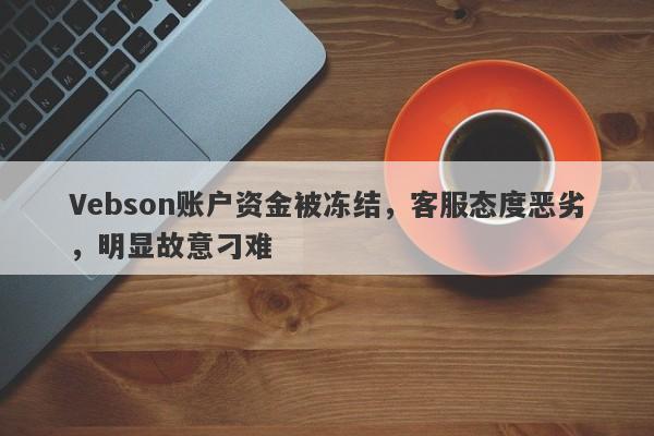 Vebson账户资金被冻结，客服态度恶劣，明显故意刁难