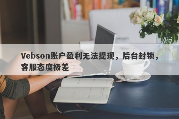 Vebson账户盈利无法提现，后台封锁，客服态度极差