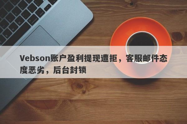 Vebson账户盈利提现遭拒，客服邮件态度恶劣，后台封锁